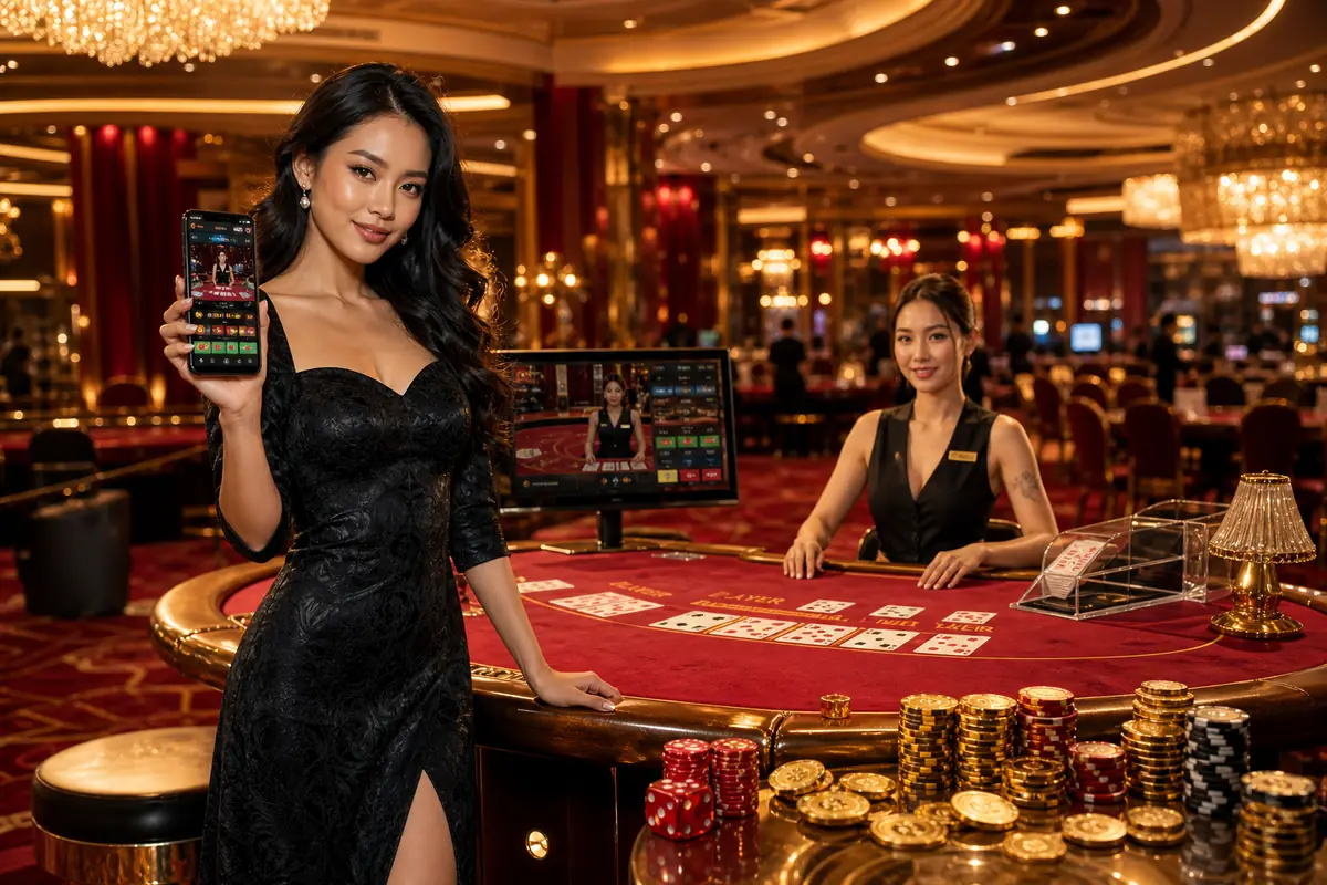judi44 Casino meja baccarat live dealer